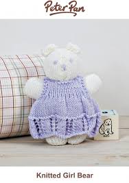 Peter Pan Girl Bear Knitting Kit