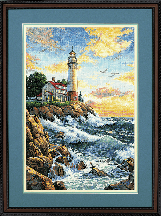 Gold: Counted Cross Stitch Kit: Rocky Point