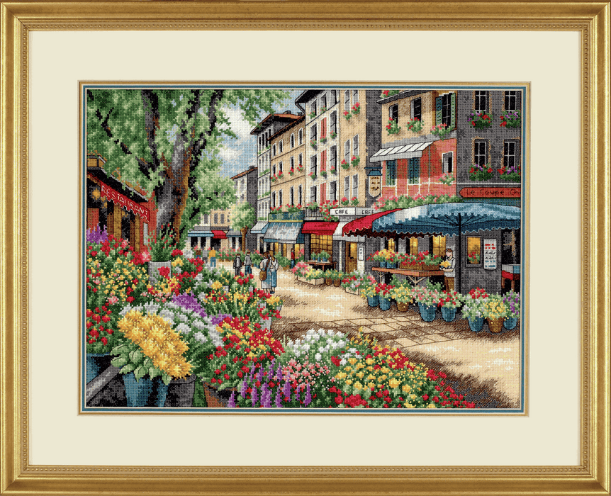 Gold: Counted Cross Stitch Kit: Paris Market