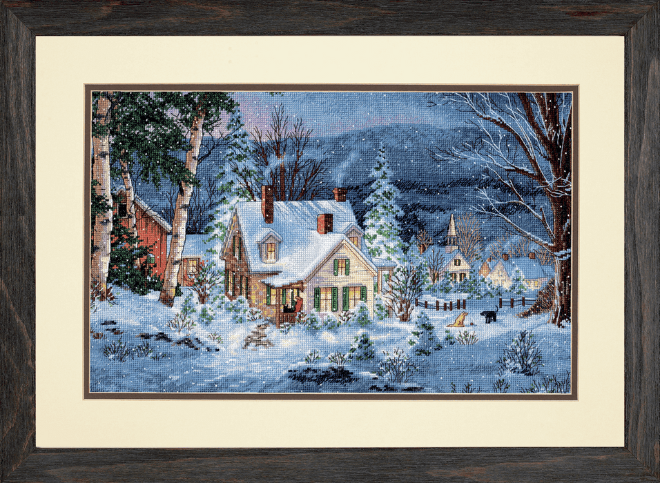 Counted Cross Stitch Kit: Winter's Hush