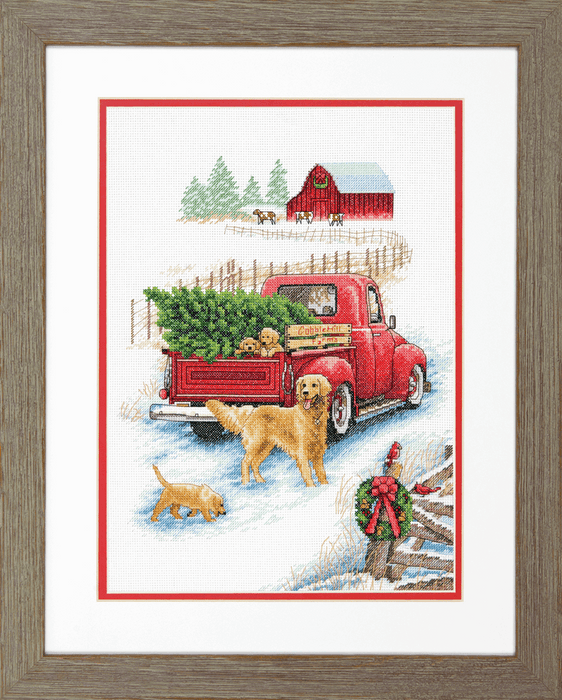 Counted Cross Stitch Kit: Winter Ride