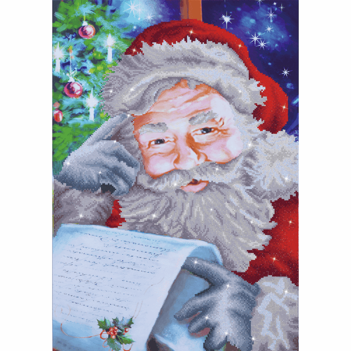 Diamond Painting Kit: Santa's Wish List