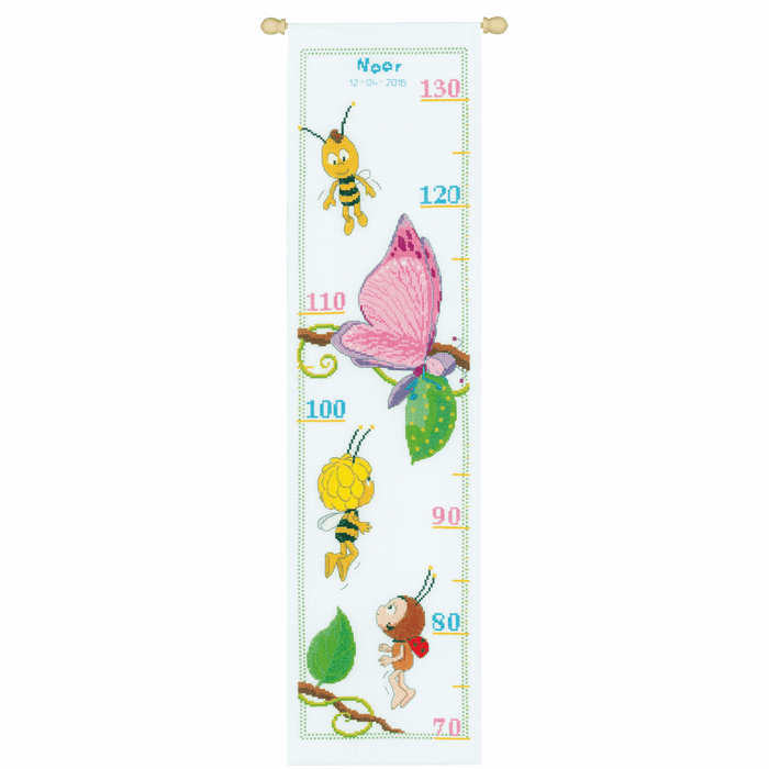Counted Cross Stitch Height Chart: Maya