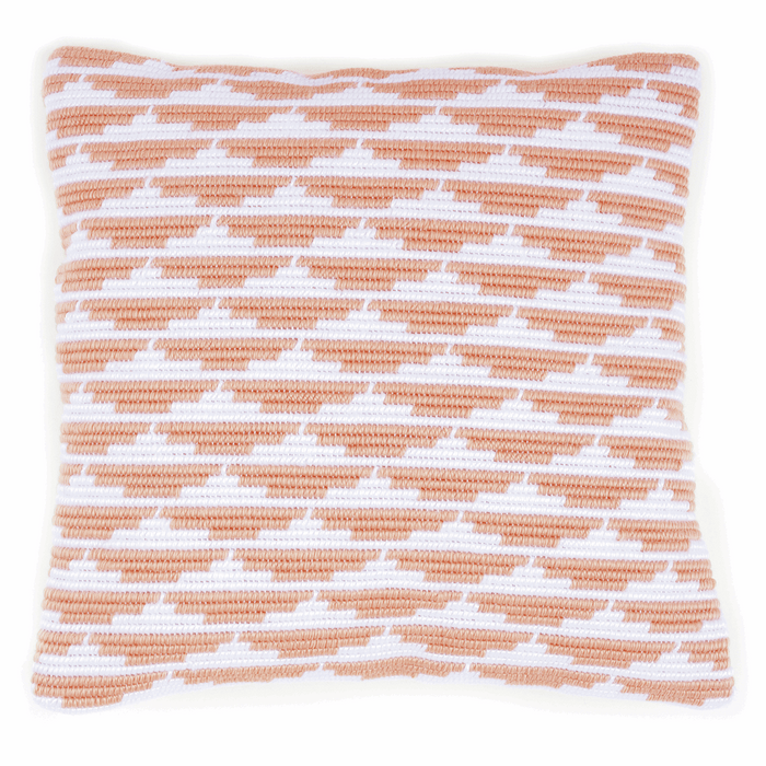 Angled Clamping Stitch Cushion Kit: Waves