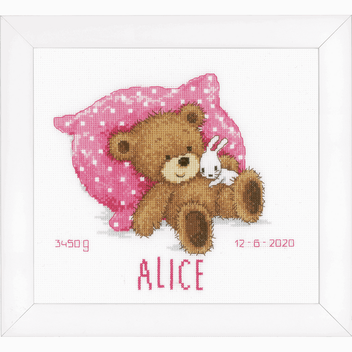 Counted Cross Stitch Kit: Sweet Bear