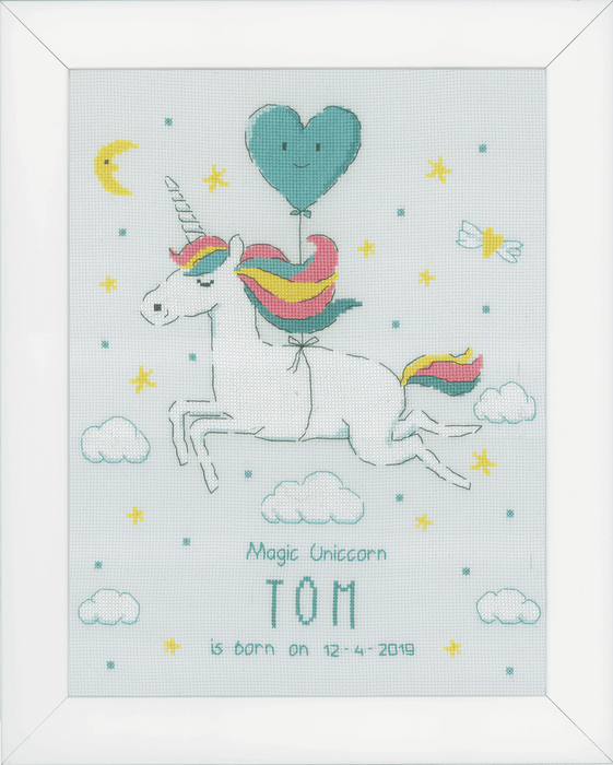 Counted Cross Stitch Kit: Magic Unicorn