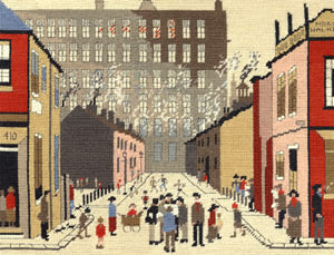 Tapestry - Lowry Street Scene