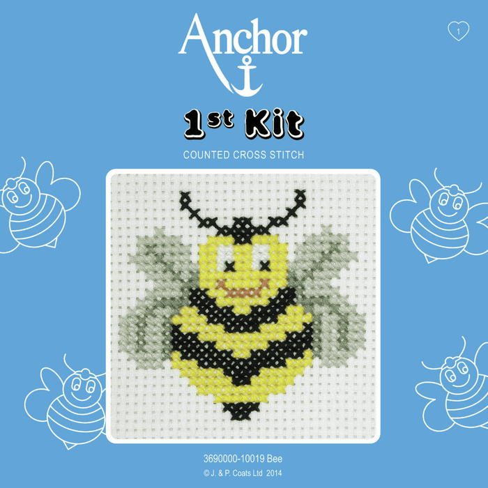 Cross Stitch Kit: 1st Kit: Bee