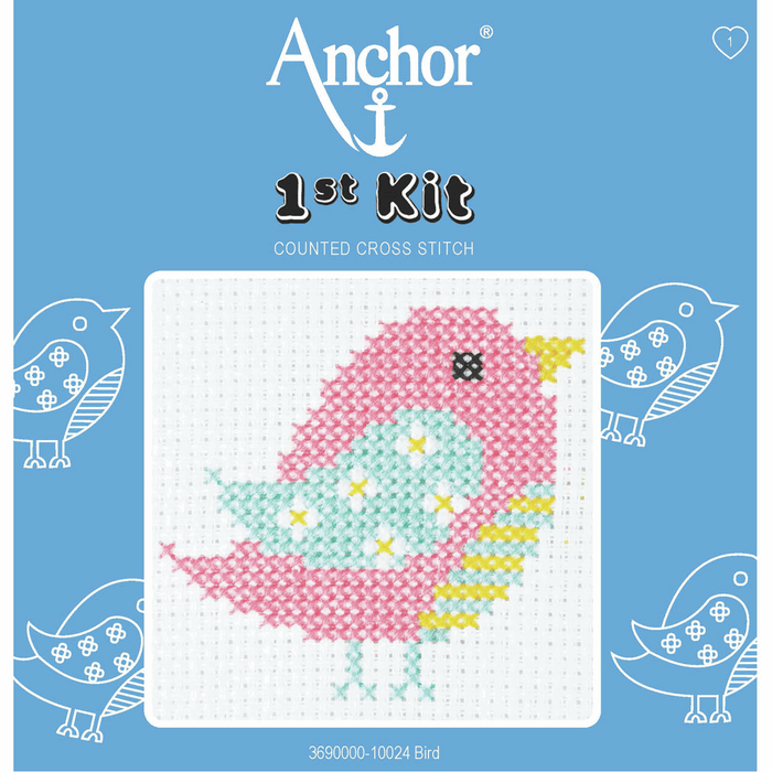 Cross Stitch Kit: 1st Kit: Bird