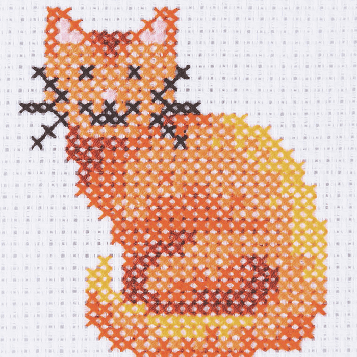 Cross Stitch Kit: 1st Kit: Cat