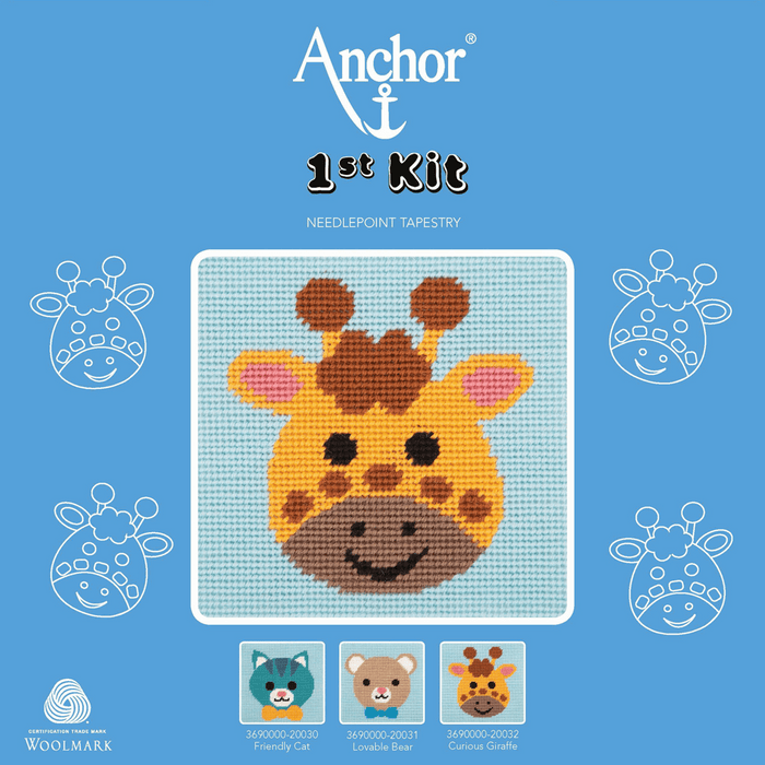 Tapestry; 1st Kit: Best Friends: Curious Giraffe