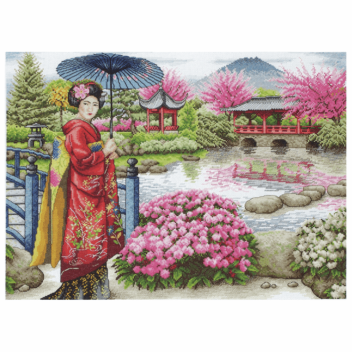 Counted Cross Stitch Kit: Maia Collection: The Japanese Garden