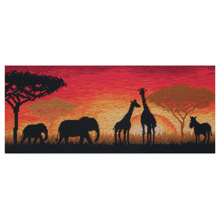 Counted Cross Stitch Kit: Maia Collection: African Horizon
