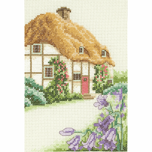 Cross Stitch Kit: Starter: Thatched Cottage