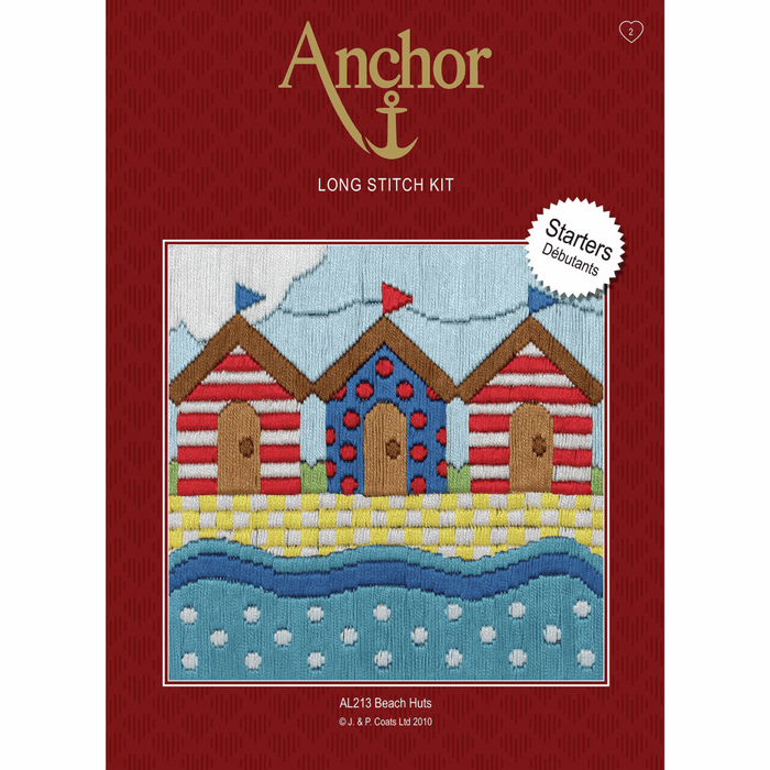 Long Stitch Kit: Beach Huts