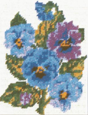 Tapestry Kit: Pansies