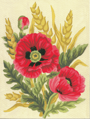 Tapestry Kit: Poppies and Wheat
