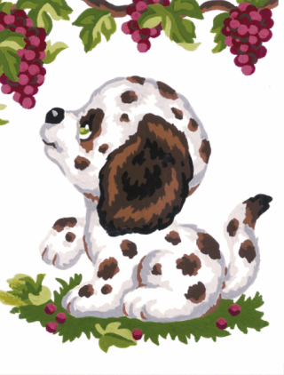 Tapestry Kit: Dalmatian Puppy