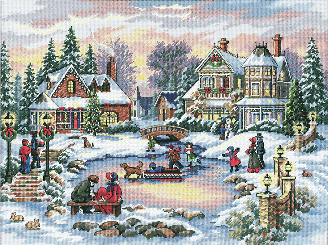 Gold: Counted Cross Stitch Kit: A Treasured Time