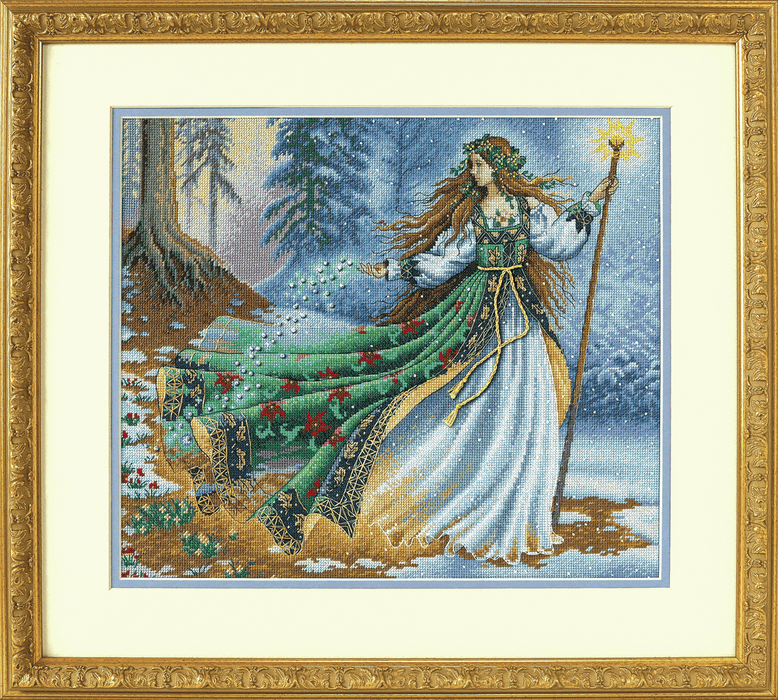 Gold: Counted Cross Stitch Kit: Woodland Enchantress