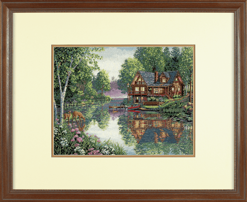 Gold: Counted Cross Stitch Kit: Cabin Fever
