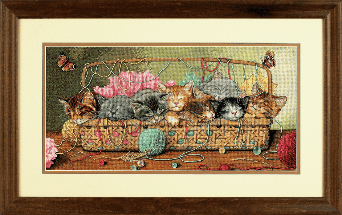 Gold: Counted Cross Stitch: Kitty Litter