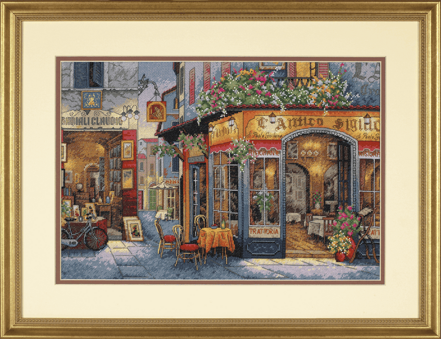 Gold: Counted Cross Stitch Kit: European Bistro