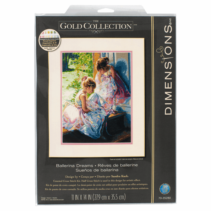 Gold: Counted Cross Stitch Kit: Ballerina Dreams