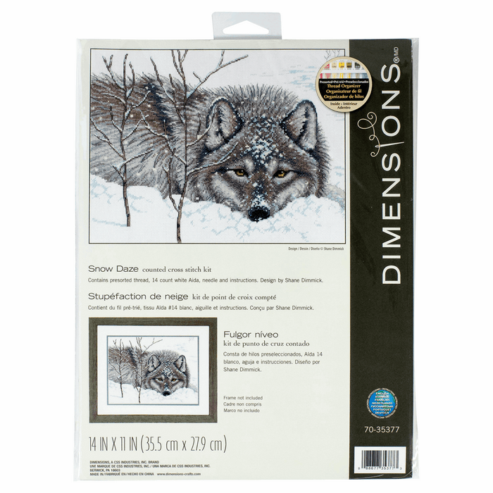 Counted Cross Stitch Kit: Snow Daze