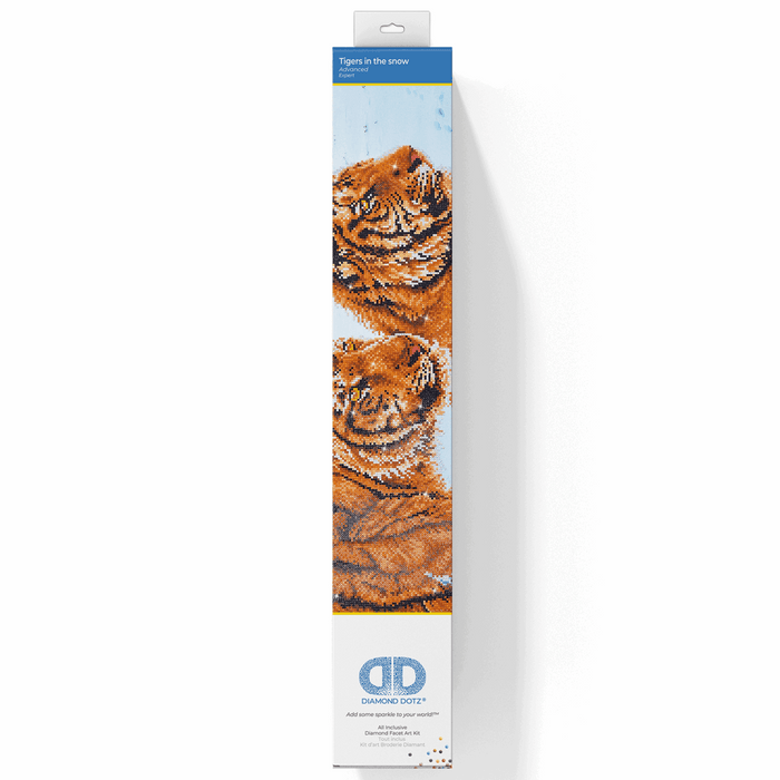 Diamond Painting Kit: Tigers In The Snow