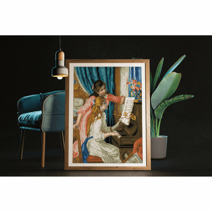 Diamond Painting Kit: Girls at the Piano (Renoir)