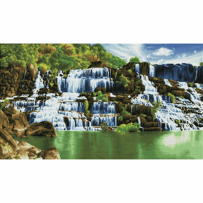 Diamond Painting Kit: Pongour Waterfall