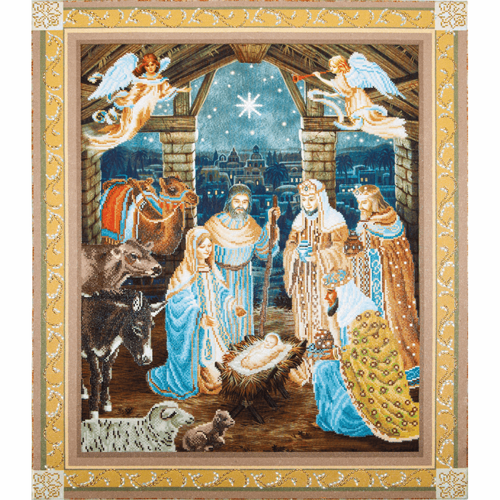 Diamond Painting Kit: Nativity Scene