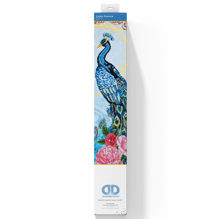 Diamond Painting Kit: Exotic Peacock