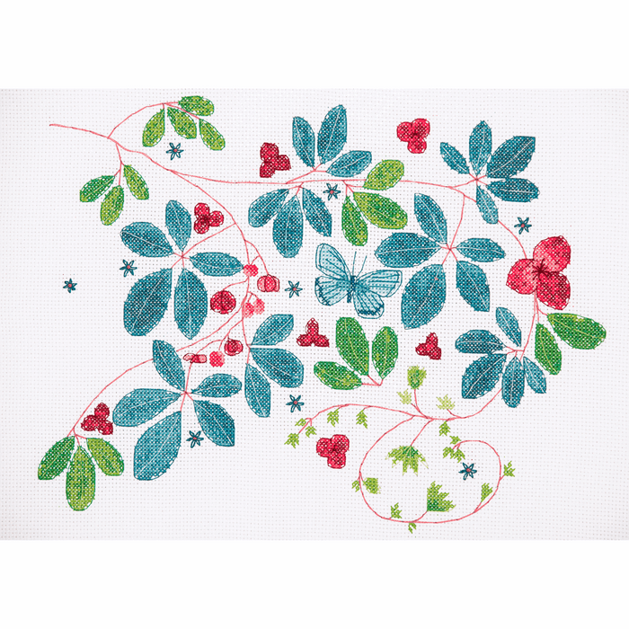 Cross Stitch Kit: Dee Hardwicke: Glasshouse Vine