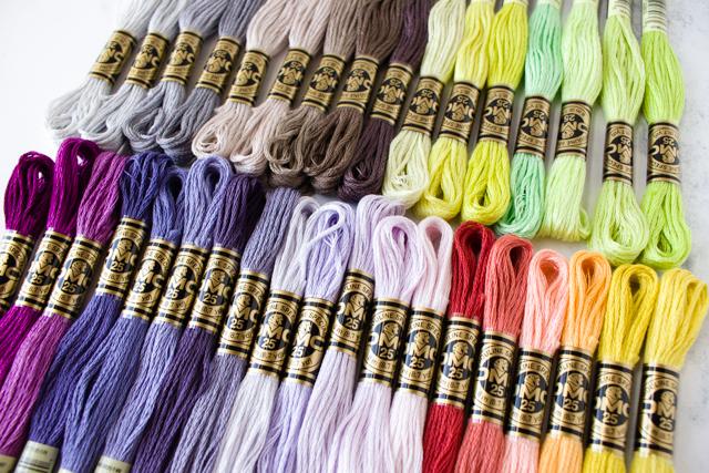 DMC Mouline, Coloris, Satin, Light Effects & Colour Variations Ranges 8 Metre Skein - Full Set of Embroidery Threads (632 Colours)