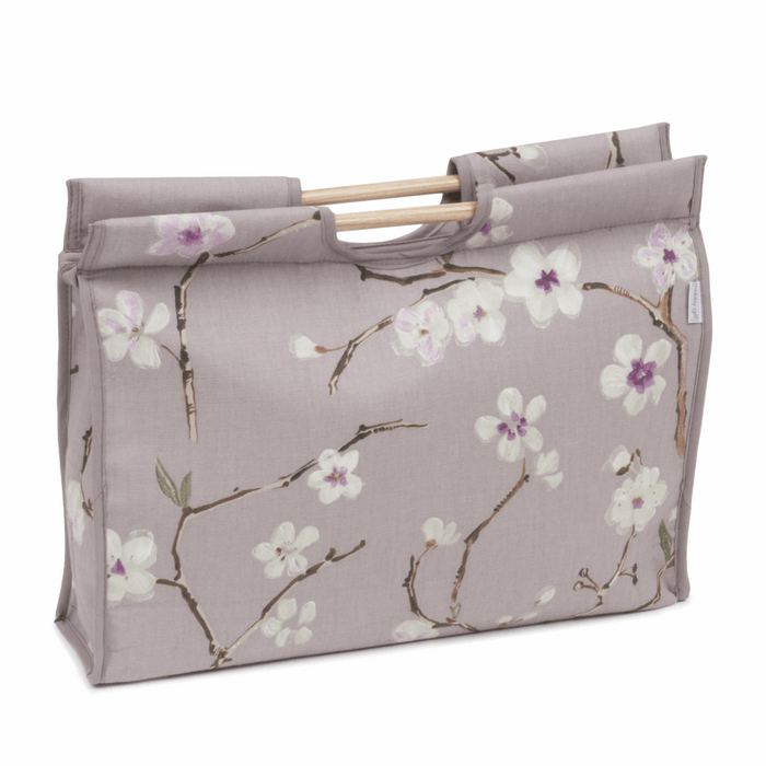 Craft Bag with Wooden Handles: Blossom