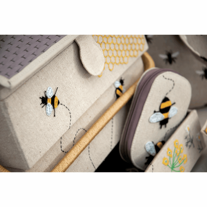 Sewing Box: (XL): Hive with Drawer: Bee