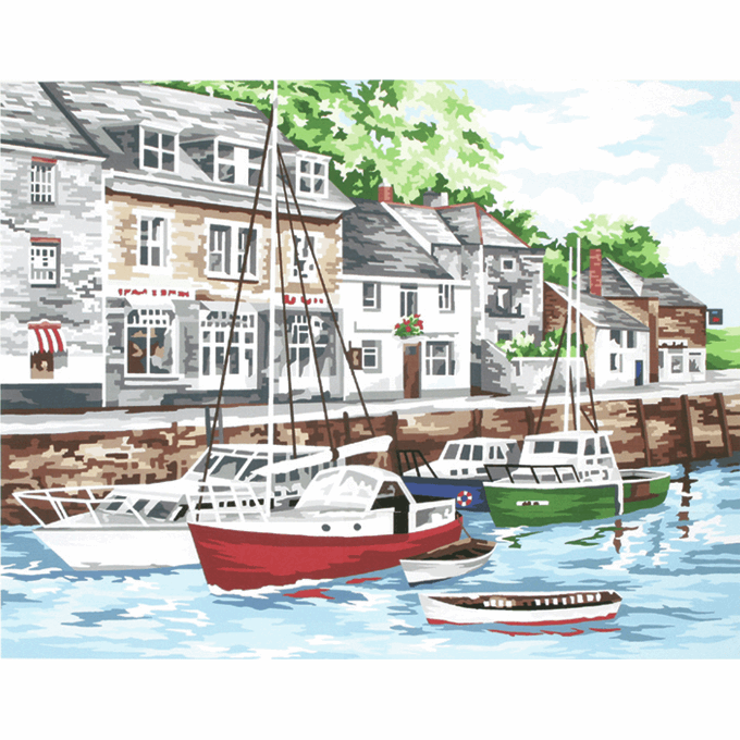 Tapestry Kit: Padstow Harbour