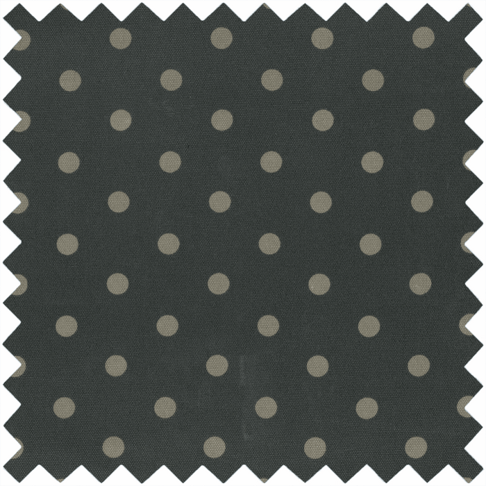Sewing Machine Bag: Matt PVC: Charcoal Polka Dot
