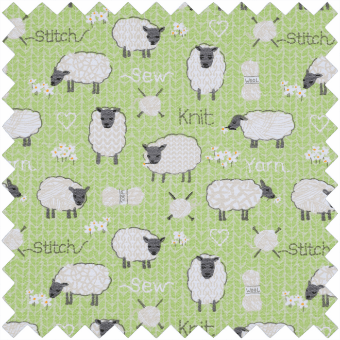 Sewing Machine Bag: Matt PVC: Sheep