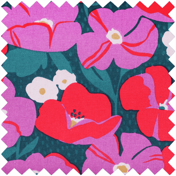 Sewing Machine Bag: Matt PVC: Modern Floral