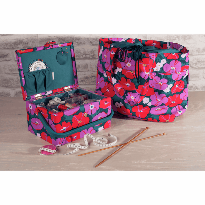 Craft Bag: Drawstring: Modern Floral