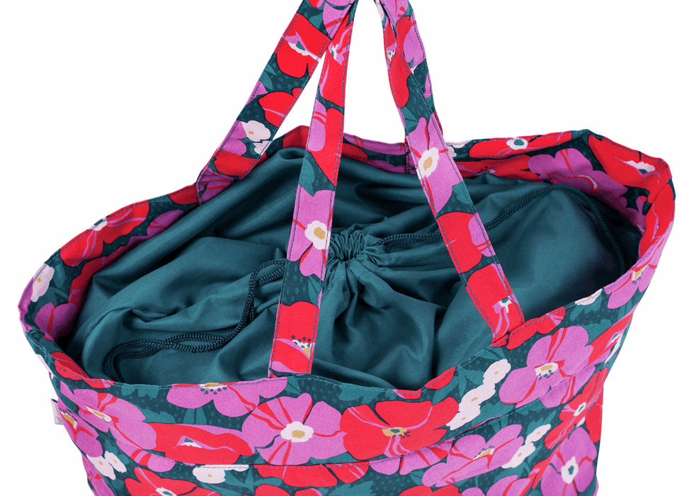 Craft Bag: Drawstring: Modern Floral