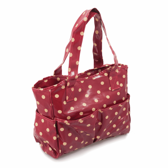 Craft Bag: Glossy PVC: Red Spot