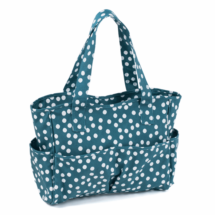 Craft Bag: Teal Spot (PVC)
