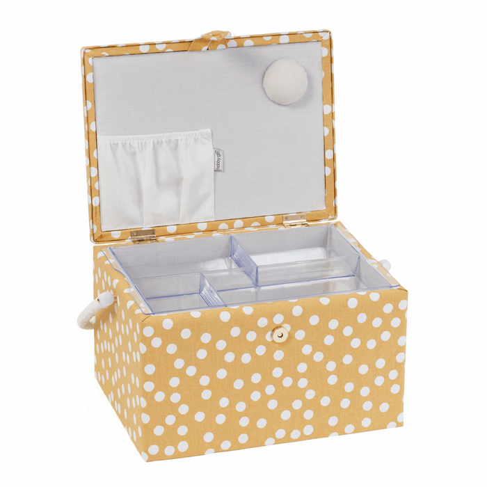 Sewing Box (L): Ochre Spot
