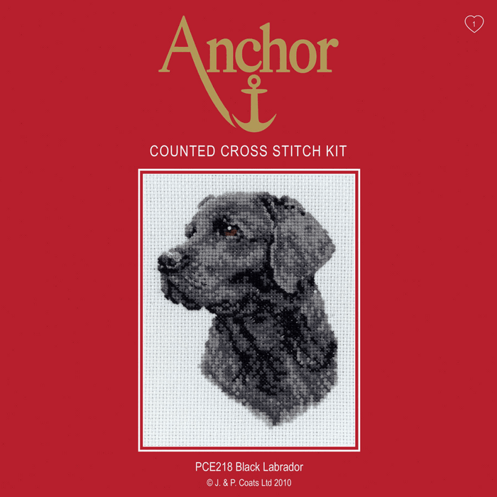 Cross Stitch Kit: Black Labrador