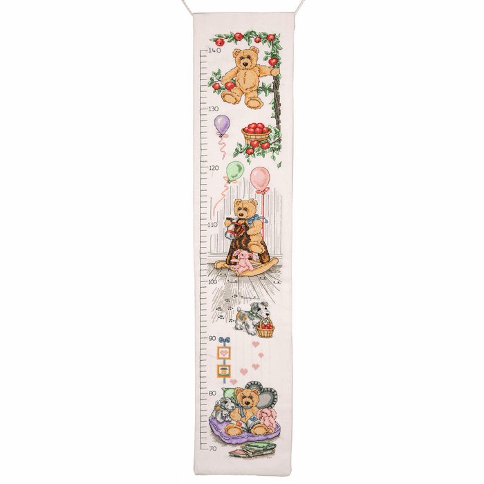 Counted Cross Stitch Kit: Essentials: Teddy Height Chart