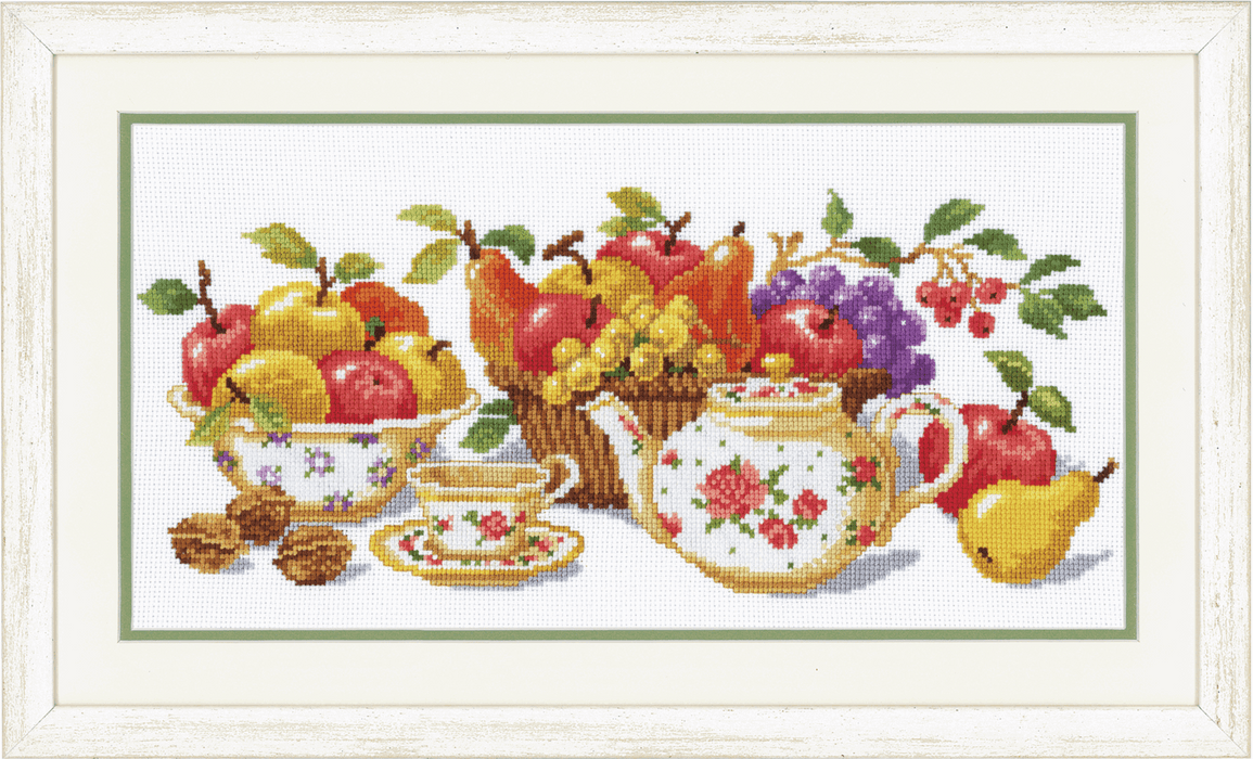 Counted Cross Stitch Kit: Afternoon Tea